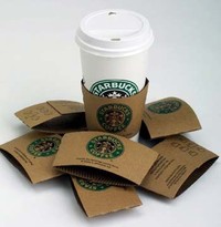 copo de café com proteções do Starbucks 200