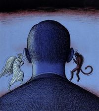 diabo-e-anjo no ombro