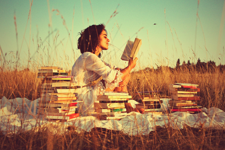 lendo muitos livros pq