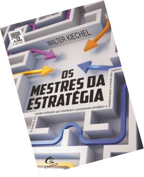 capa do livro: Os mestres da estratégia