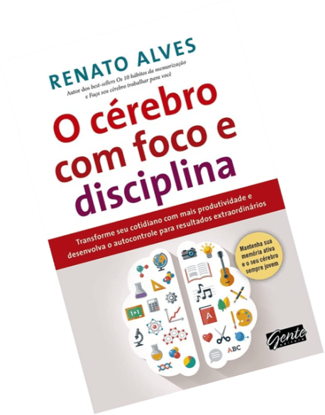 Capa do livro "O cérebro com foco e disciplina"