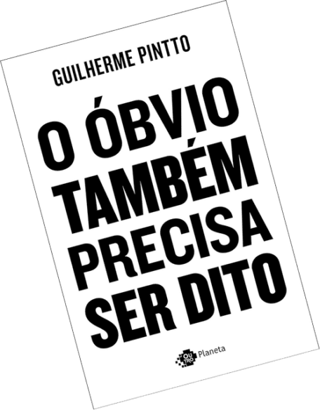 Capa do livro "O óbvio também precisa ser dito"